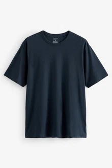 Next T-Shirt Everyday T-Shirt mit Rundhalsausschnitt Dunkelblau/Blau Next T-Shirt Everyday T-Shirt mit Rundhalsausschnitt Dunkelblau/Blau