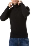 RedBridge Rollkragenpullover Gosport Schwarz