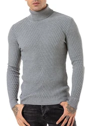 RedBridge Rollkragenpullover Gosport Grau/Hellgrau/Dunkelgrau