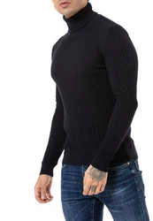 RedBridge Rollkragenpullover Gosport Dunkelblau/Schwarz
