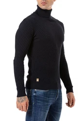 RedBridge Rollkragenpullover Gosport Dunkelblau/Schwarz