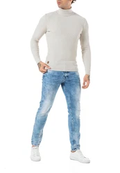 RedBridge Rollkragenpullover Gosport Gelb/Khaki/Grau/Beige