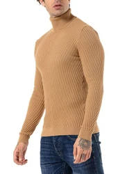 RedBridge Rollkragenpullover Gosport Braun/Beige