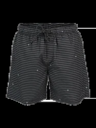 Brunotti Badeshorts Cruneco-Stripe Men Swim Shorts Schwarz