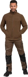 Leibwächter Fleecejacke Casual Line Polar Braun
