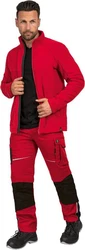 Leibwächter Fleecejacke Casual Line Polar Rot/Dunkelrot