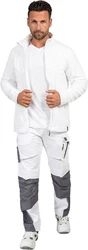 Leibwächter Fleecejacke Casual Line Polar Weiß/Creme