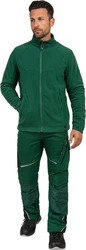 Leibwächter Fleecejacke Casual Line Polar Grün/Dunkelgrün