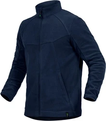 Leibwächter Fleecejacke Casual Line Polar Dunkelblau/Hellblau/Blau