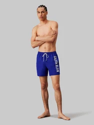 Calvin Klein Swimwear Badeshorts MEDIUM DRAWSTRING Blau/Hellblau