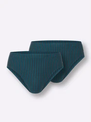 Comte Slip Dunkelgrün/Türkis/Grün/Blau