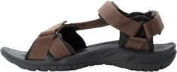 Jack Wolfskin LAKEWOOD RIDE SANDAL M Sandale Dunkelbraun/Braun/Beige/Khaki