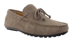 LUMBERJACK Mokassin Slipper Bootsschuh Braun/Beige/Grau