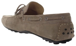 LUMBERJACK Mokassin Slipper Bootsschuh Braun/Beige/Grau