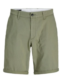 Jack & Jones Chinoshorts JPSTDAVE JJCHINO Khaki/Dunkelgrün