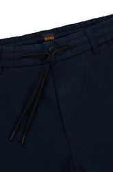 BOSS ORANGE Chinohose Chino-tapered-DS-1-S Dunkelblau/Blau