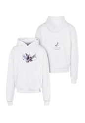 Upscale by Mister Tee Kapuzensweatshirt Vive La Liberte Oversize Hoody Weiß/Lila/Grau/Dunkelblau