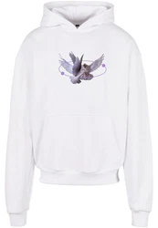 Upscale by Mister Tee Kapuzensweatshirt Vive La Liberte Oversize Hoody Weiß/Lila/Grau/Dunkelblau