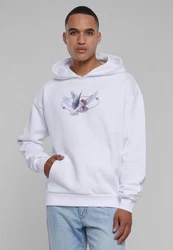 Upscale by Mister Tee Kapuzensweatshirt Vive La Liberte Oversize Hoody Weiß/Lila/Grau/Dunkelblau