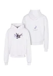Upscale by Mister Tee Kapuzensweatshirt Vive La Liberte Oversize Hoody Weiß/Lila/Grau/Dunkelblau