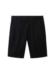 TOM TAILOR Denim Cargoshorts Four-Pocket-Style Schwarz/Grün