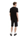 TOM TAILOR Denim Cargoshorts Four-Pocket-Style Schwarz/Grün