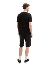 TOM TAILOR Denim Cargoshorts Four-Pocket-Style Schwarz/Grün