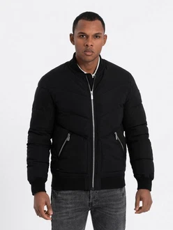 OMBRE Bomberjacke mit Metallreißverschlüssen
