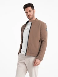OMBRE Bikerjacke Beige/Braun/Khaki/Grau
