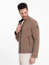 OMBRE Bikerjacke Beige/Braun/Khaki/Grau