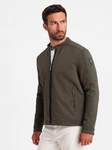 OMBRE Bikerjacke Khaki/Dunkelgrün/Grau/Braun