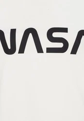 RedBridge Herren Kapuzenpullover Hoodie NASA Weiß/Dunkelblau/Beige