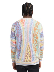 Carlo Colucci Pullover di Cicco Schwarz/Grau/Gelb/Creme/Weiß/Mischfarben