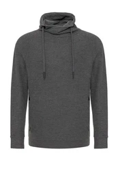 RedBridge Sweatshirt Pullover mit hohem Schalkragen Dunkelgrau/Hellgrau/Grau/Dunkelblau