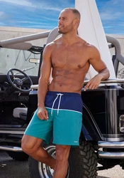 s.Oliver Badeshorts Dunkelblau/Blau/Hellblau/Türkis