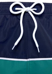 Badeshorts mit kontrastfarbigen Details
