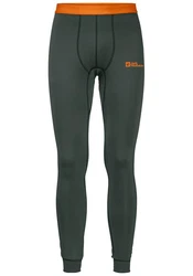 Jack Wolfskin Thermoleggings INFINITE PANTS Dunkelgrün/Grün