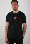 Alpha Industries Longsleeve T-Shirt Hot Wheels Back Print Schwarz/Orange/Braun