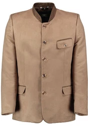 OS-Trachten Trachtenjanker Wumgake Trachtensakko Beige/Braun
