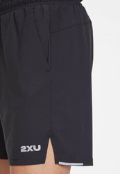 2xU Laufshorts Aero Schwarz/Dunkelblau/Dunkelgrau/Hellblau