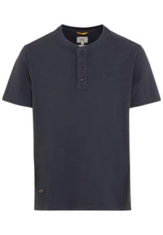 camel active T-Shirt Henley Kurzarm