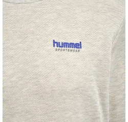 hummel Rundhalspullover Grau/Khaki/Beige/Braun