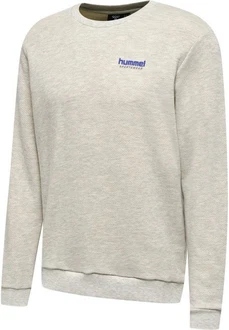 hummel Rundhalspullover Grau/Khaki/Beige/Braun