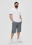 s.Oliver Bermudas Relaxed Weiß/Grau/Creme/Hellgrau