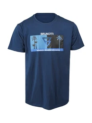 Brunotti Kurzarmshirt Leeway Men T-shirt Dunkelblau/Blau/Hellblau