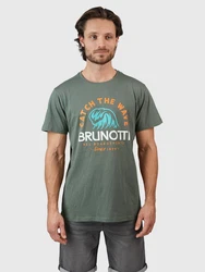 Brunotti Kurzarmshirt Leeway Men T-shirt Dunkelgrün/Grün