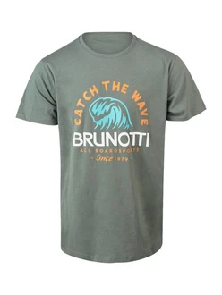 Brunotti Kurzarmshirt Leeway Men T-shirt Dunkelgrün/Grün
