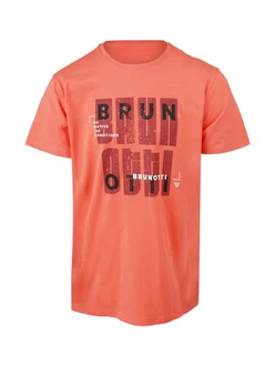 Brunotti Kurzarmshirt Leeway Men T-shirt Flamingo Brunotti Kurzarmshirt Leeway Men T-shirt Flamingo
