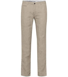 Stoffhose Herren Leinenhose STYLE FABIO Modern Fit (1-tlg)