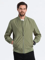 OMBRE Bomberjacke Dunkelgrün/Khaki/Grün